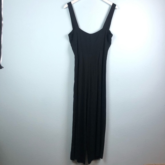 Reformation Della black button front jumpsuit - Picture 8 of 8